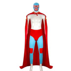 Nacho Libre Costume for Adults with Cape Headgear - Azufun