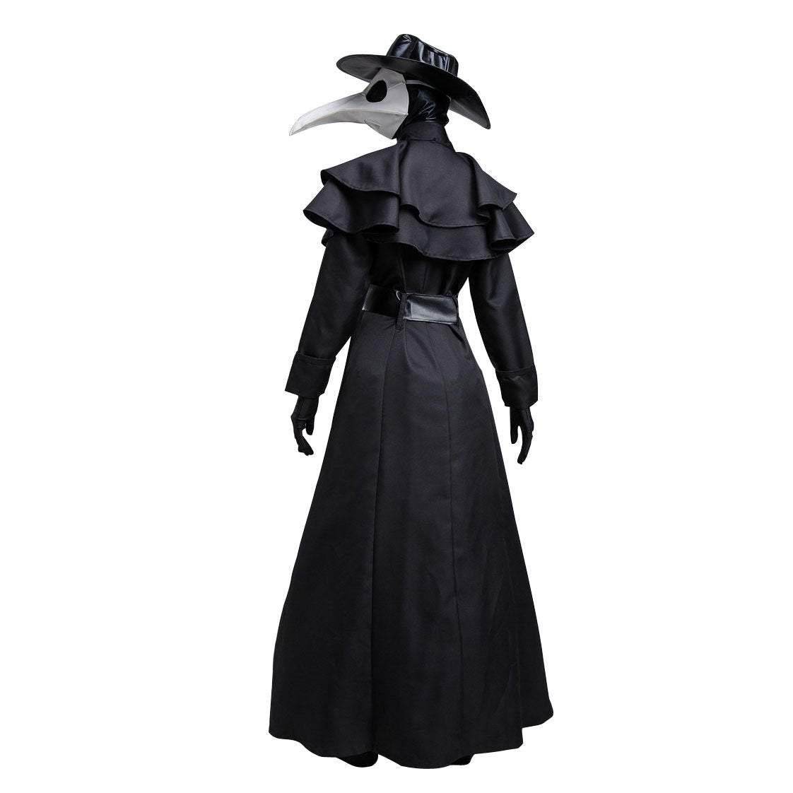 New costume plague doctor birdman long-mouth Halloween cosplay costume - Azufun