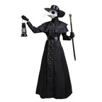 New costume plague doctor birdman long-mouth Halloween cosplay costume - Azufun