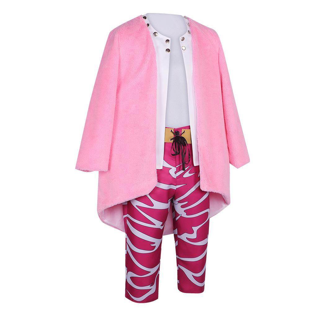One Piece Donquixote Doflamingo Cosplay Costume Outfits Halloween Carnival Suit - Azufun