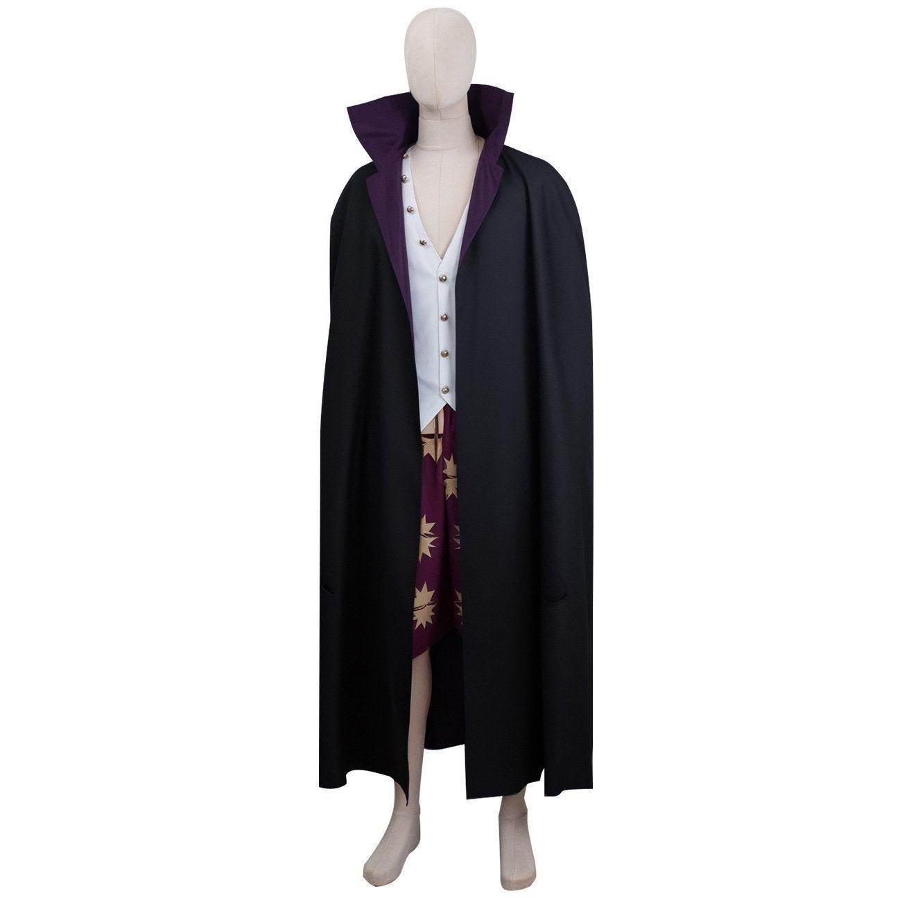 One piece Dracule Mihawk Costume anime cosplay - Azufun