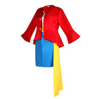 One Piece Wano Country Anime Monkey D. Luffy Costume Party Carnival Cosplay Full Set - Azufun