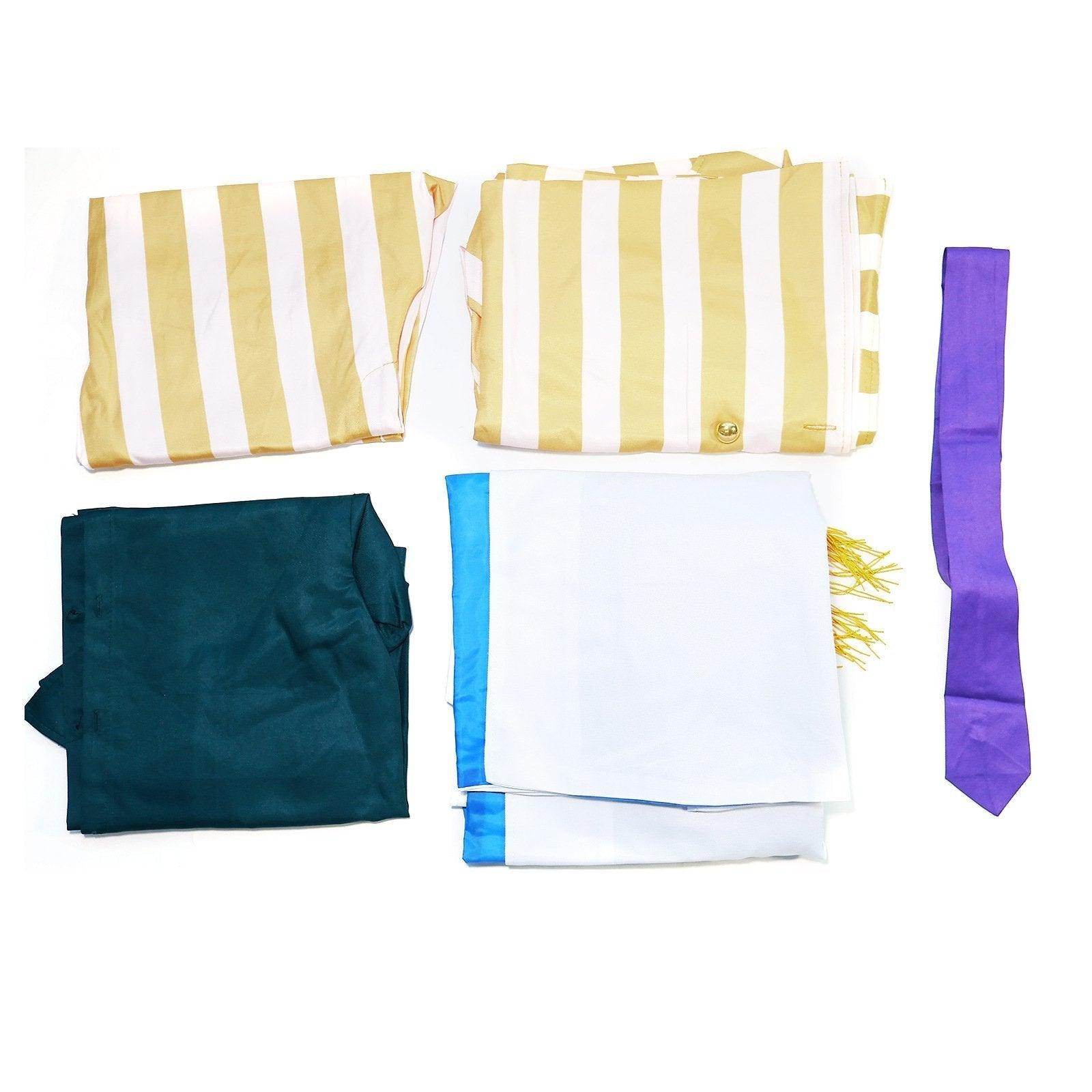 One Piece Wano Country Kizaru Costume Party Carnival Cosplay Full Set - Azufun