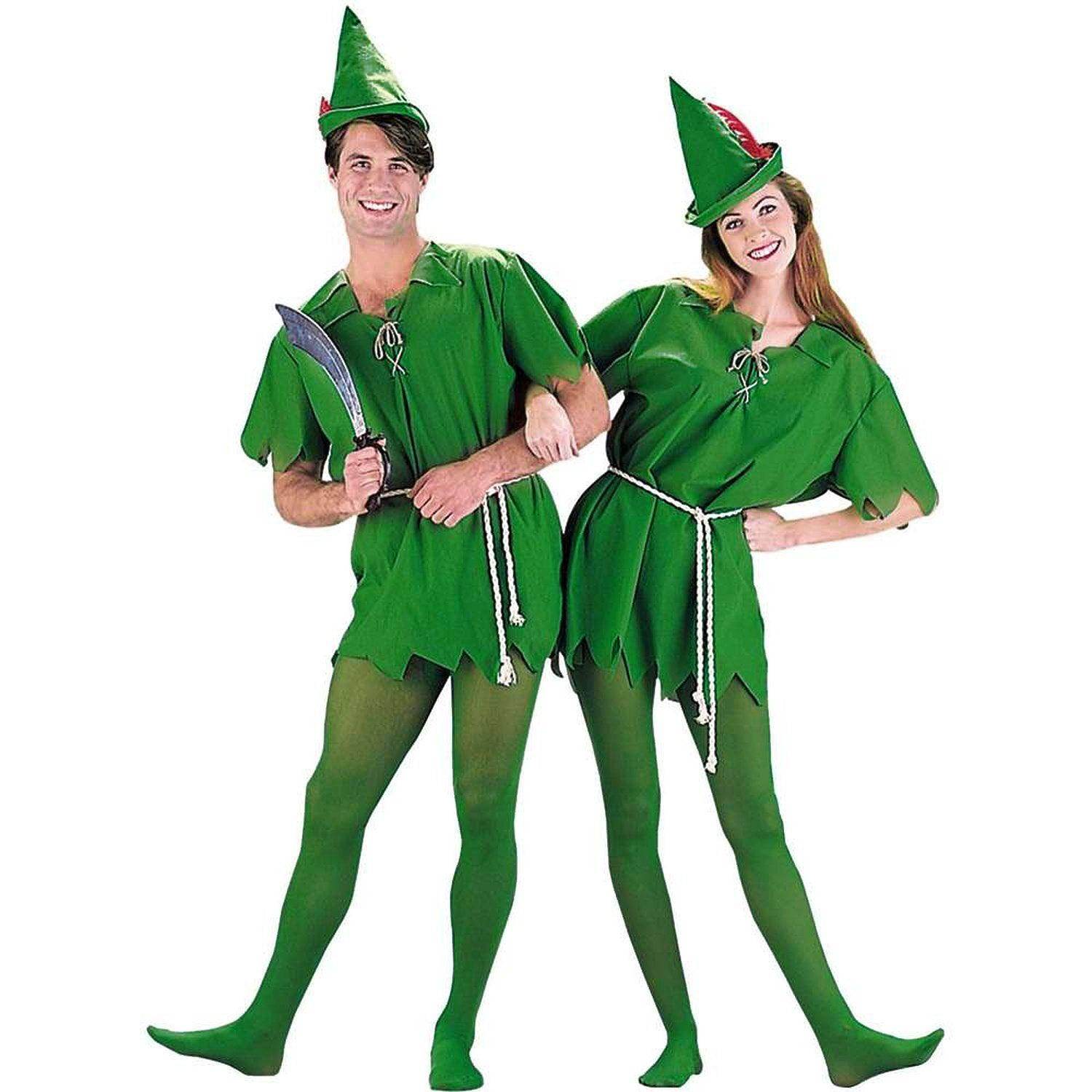 Peter Pan Robin Hood Storybook Adult Kid Dress Up Party Green Costume - Azufun