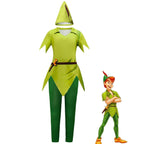 Peter Pan Shorts Suit Halloween Outfits Cosplay Costume For Kids - Azufun