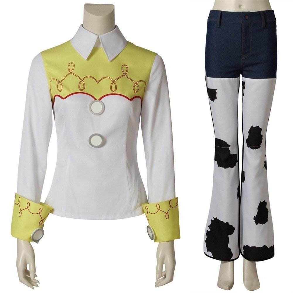 Toy Story 4 Jessie Costume Full Set With Cap - Azufun