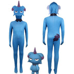 Plawworld Game Grizzbolt Depresso Cattiva Incineram Costume Cosplay Jumpsuit - Azufun