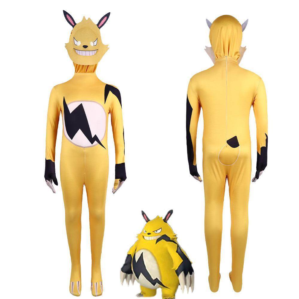 Plawworld Game Grizzbolt Depresso Cattiva Incineram Costume Cosplay Jumpsuit - Azufun