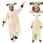 Pokemon Leafeon Kigurumi Onesies Costume Cozy Cartoon Fleece Pajamas - Azufun