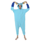 Pokemon Vaporeon Eevee Evolution Kigurumi onesies Costume Cartoon Halloween Pajamas - Azufun