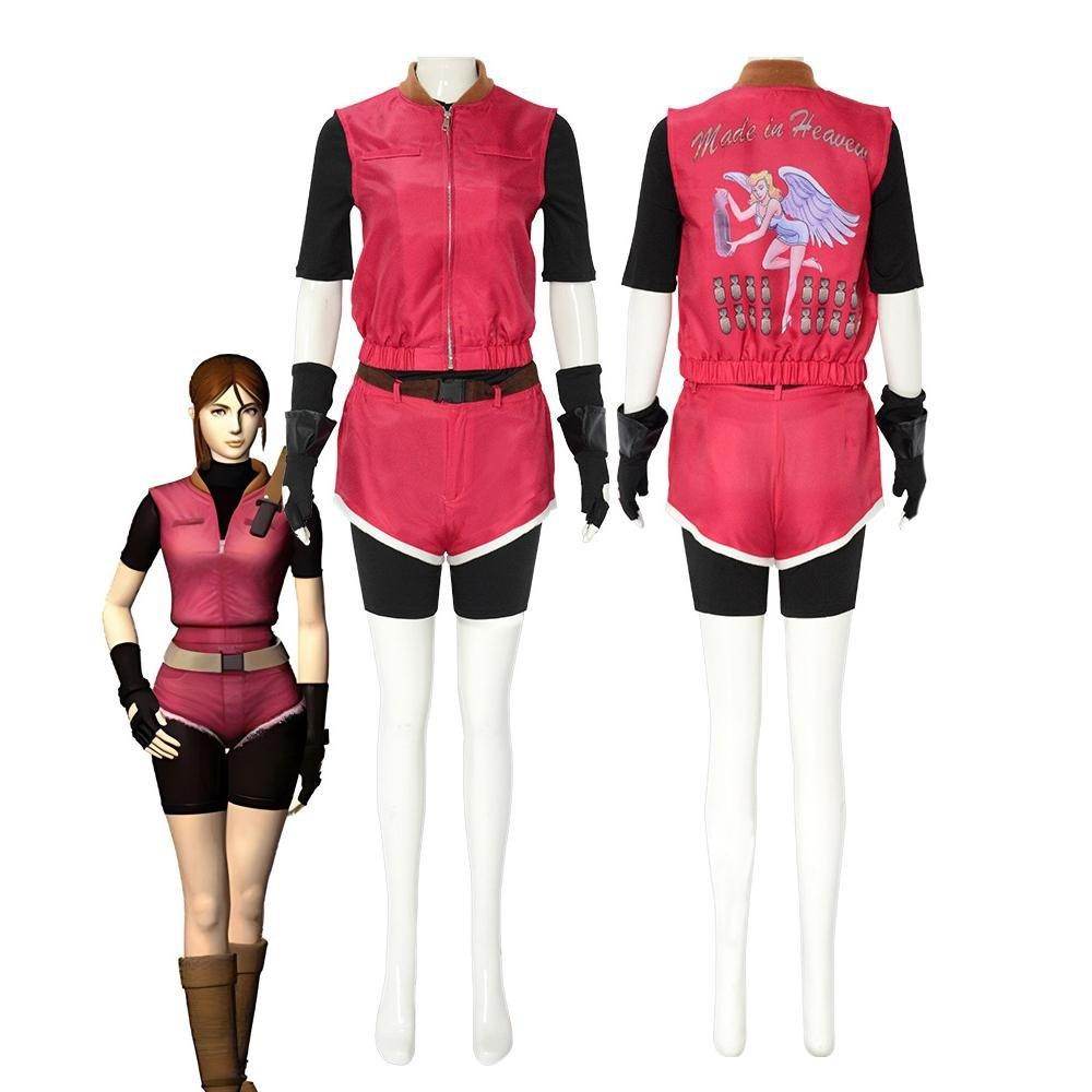 Resident Evil cosplay Claire Redfield Costume Cosplay Halloween - Azufun