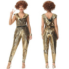 retro 80s hipster disco costumes music festival stage Carnival party - Azufun