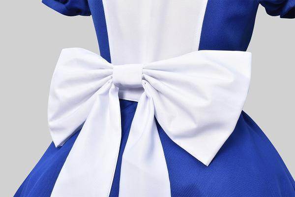 Returns Alice Cosplay Costume Maid Dress Halloween Carnival Blue Outfits Dresses For Women - Azufun