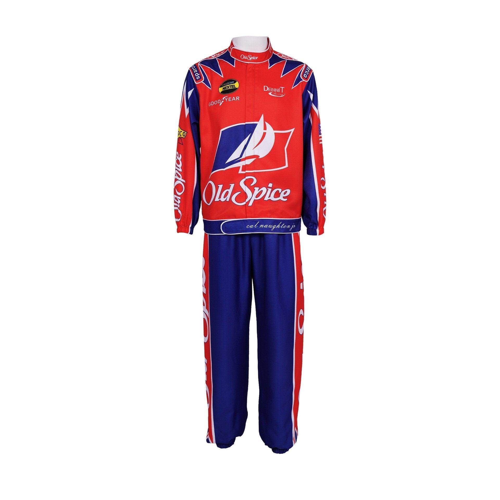 Ricky Bobby Nascar Cosplay Costume Talladega Nights Wonder Bread Racing Apparel - Azufun