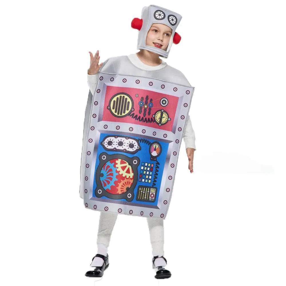 robot Cosplay Costumes Compound Sponge Party halloween for Kids - Azufun