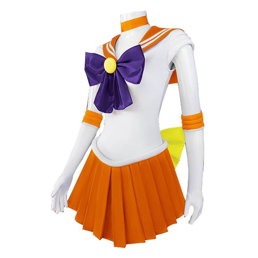 Sailor Moon Minako Aino Costume Uniform Cosplay Dress Outfits Halloween Suit - Azufun