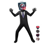 Skibidi Toilet Party Bodysuits Titan TV Jumpsuit Men Cosplay Costume For Kids Adult - Azufun