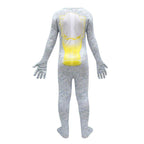 Skibidi Toilet White Jumpsuit Titan Tv man Cosplay Costume For Kids - Azufun