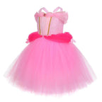 Snow White Princess Costume Kids Girls Cosplay Party Tutu Cake Dress Halloween Outfit - Azufun