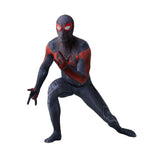 Spider-Man 2 Miles Morales Black Cosplay Jumpsuit Costume for Adults and Kids - Azufun