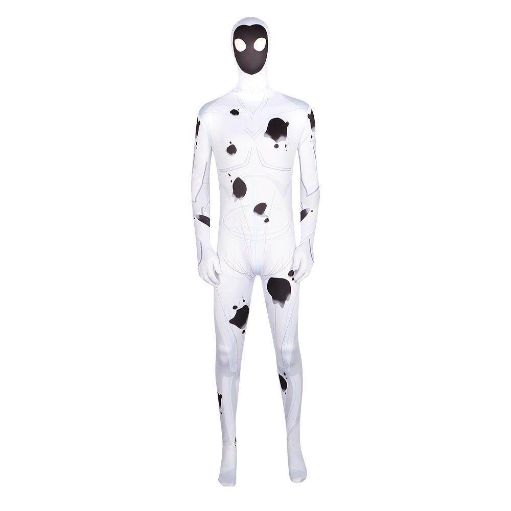 Spider-Man Across the Spider Verse Gwen Stacy Zentai Cosplay Costume Outfits Halloween Carnival Suit Adults - Azufun