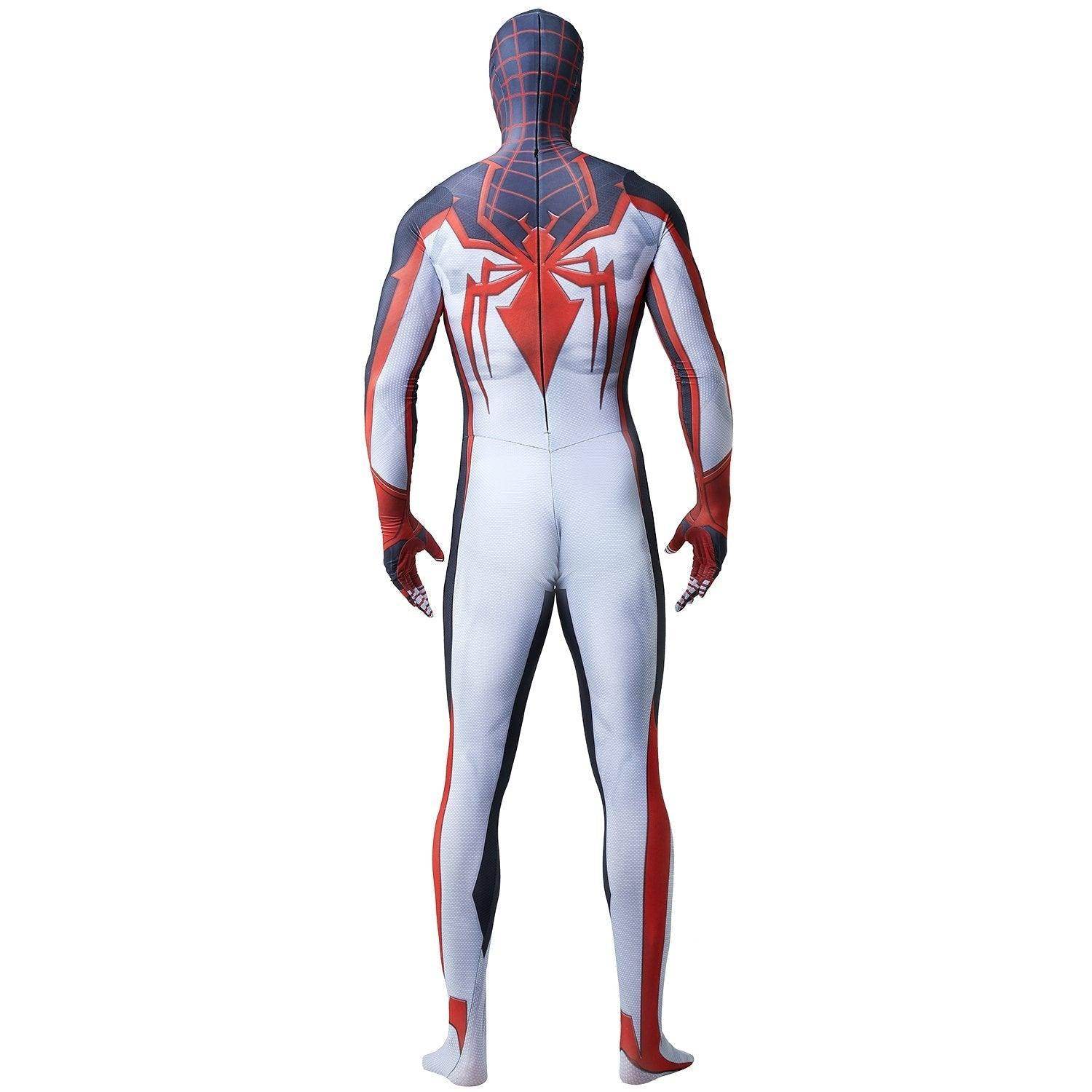 Spider-Man PS5 Game Miles Morales Tight Jumpsuit Costume for Adults and Kids - Azufun