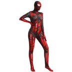 Spider-Man Venom Spider-Gwen Stacy Jumpsuit Lady Carnage Hooded Cosplay Costume Halloween - Azufun