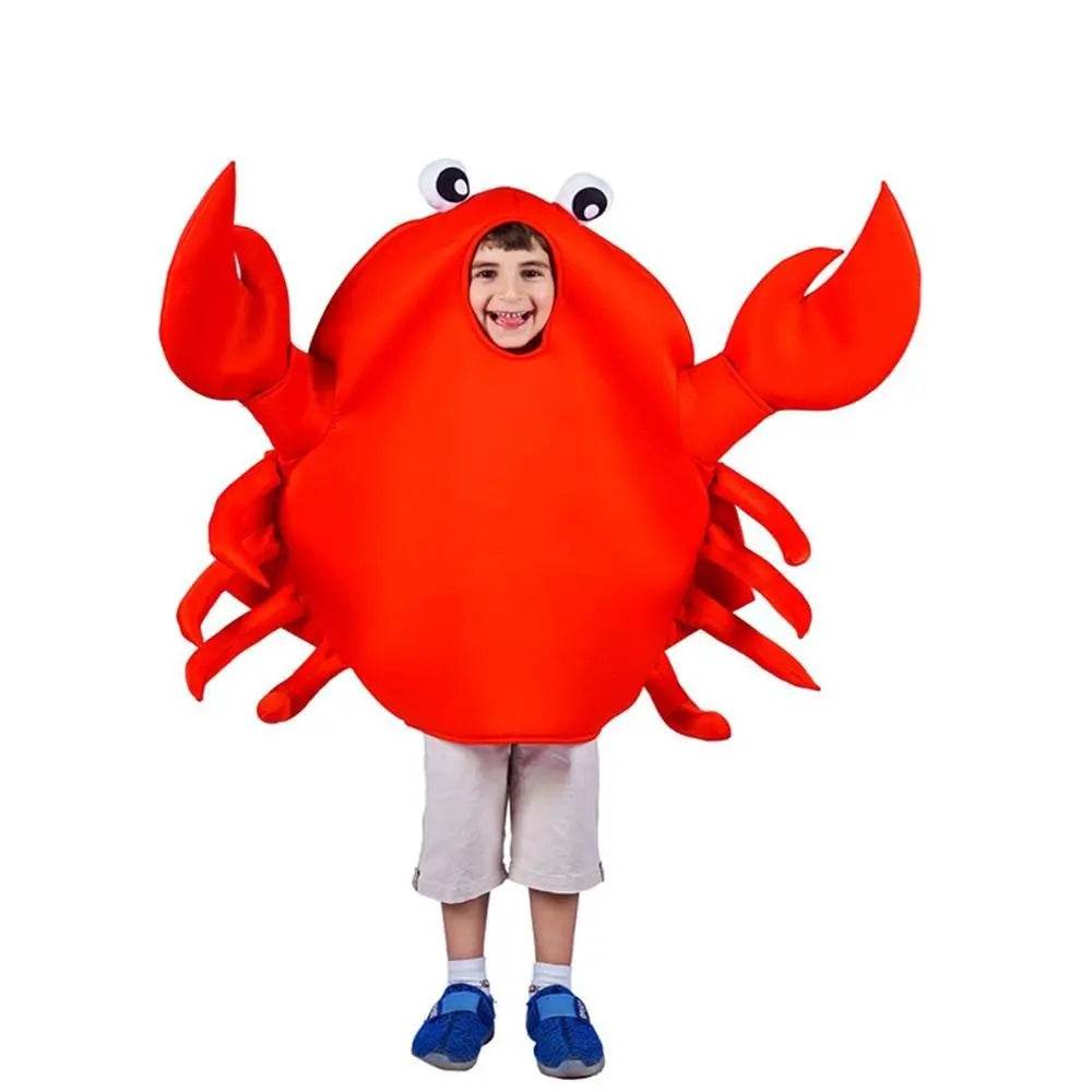 spoof crab Set Costumes Performance Stage Cosplay Costume for Kids - Azufun