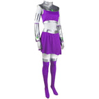 Starfire Costume Teen Titans Cosplay Halloween - Azufun