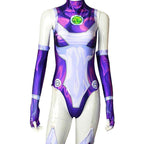 Starfire Jumpsuit Zentai Cosplay Costume Halloween Carnival Suit For Adults - Azufun