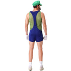 BuySuper Mario Bros. COS Men's Party Straps Uniform Halloween Costume Now Cheaper With 3 - 5 Days Ship - PajamasBuy
