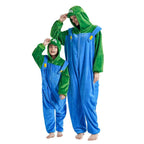 Super Mario Super Mario Classic Luigi Costume kigurumi Onesies - Pajamasbuy