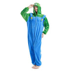 Super Mario Super Mario Classic Luigi Costume kigurumi Onesies - Pajamasbuy