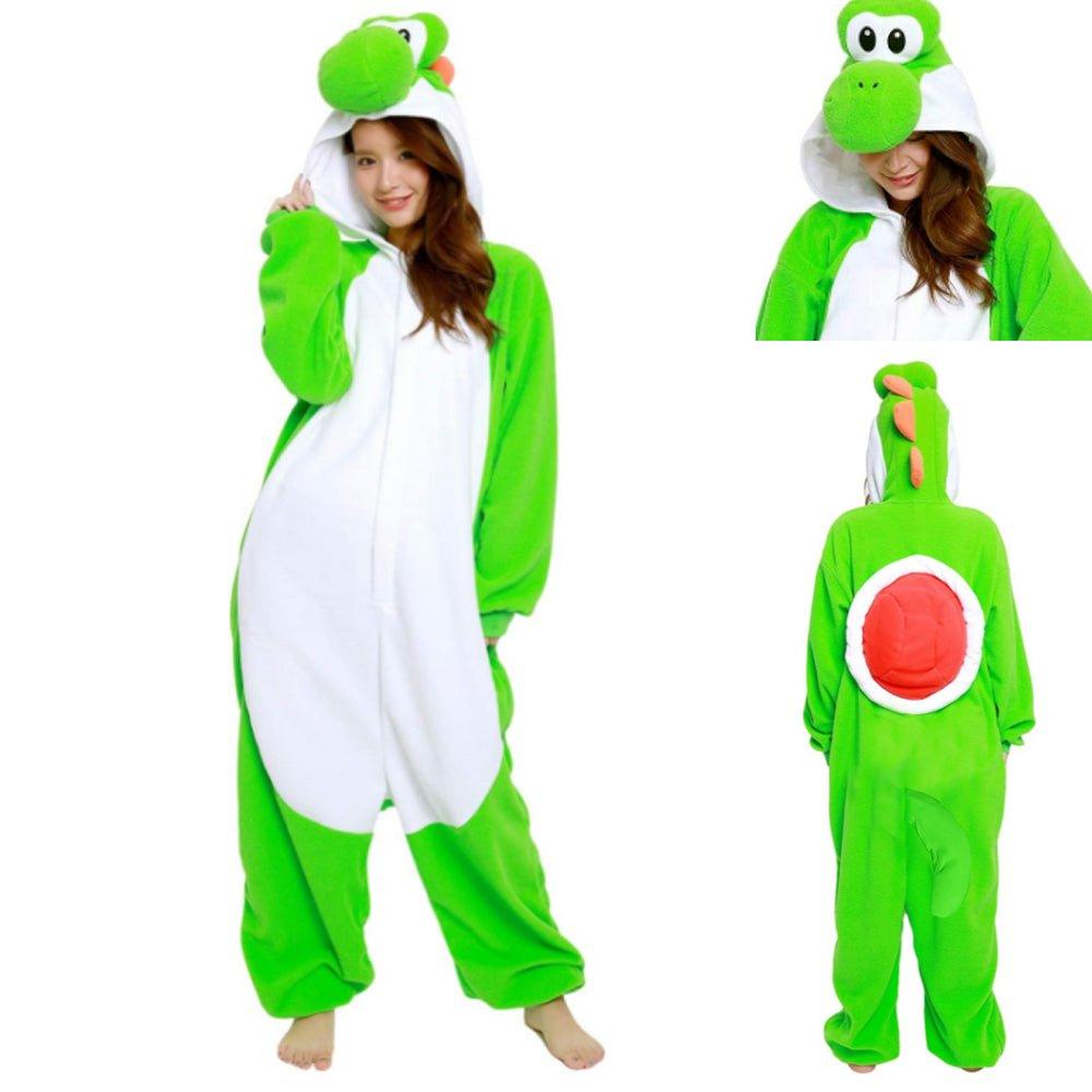 Super Mario Yoshi kigurumi Costume Onesies Halloween - Pajamasbuy