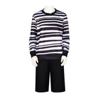 The Addams Family Wednesday Pugsley Costume Halloween Cosplay Carnival Suit Adults - Azufun