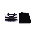 The Addams Family Wednesday Pugsley Costume Halloween Cosplay Carnival Suit Adults - Azufun