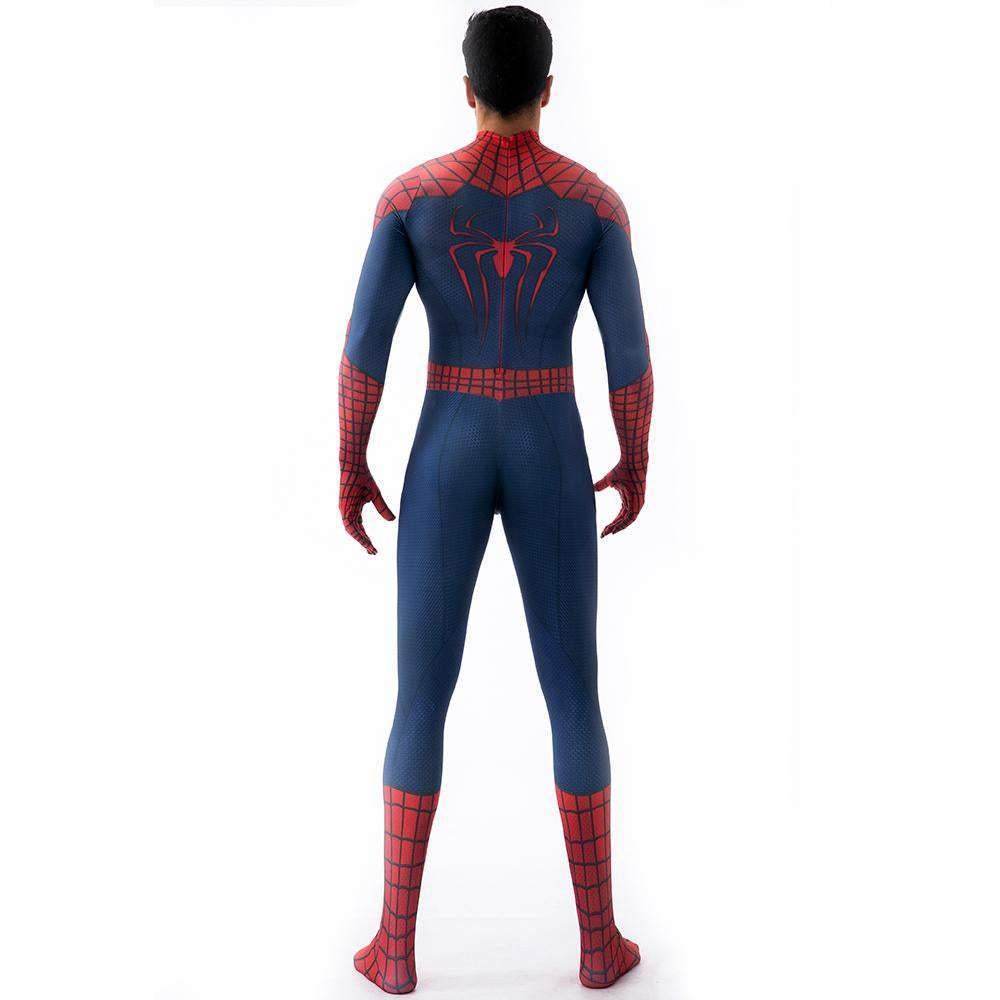 The Amazing Spider-Man Peter B Parker Costume Cosplay Jumpsuit Halloween Zentai For Adult Kids - Azufun
