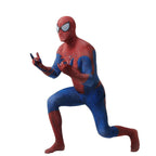 The Amazing Spider-Man Peter Parker Cosplay Costume with Black Eyes - Azufun