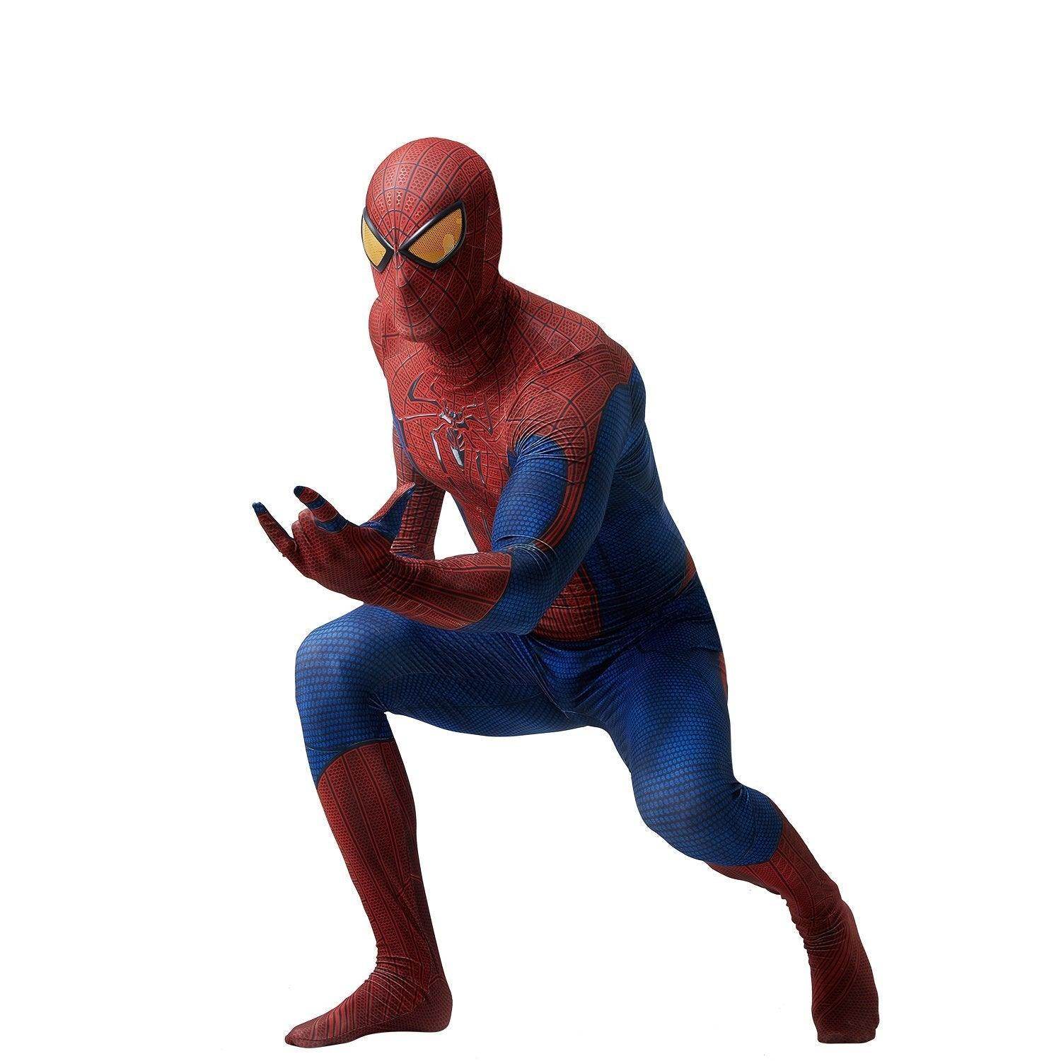 The Amazing Spider-Man Peter Parker With Yellow Eyed Cosplay Costume - Azufun