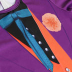 The Dark Knight Joker Cosplay Costume Halloween Jumpsuit Kids Bodysuit - Azufun