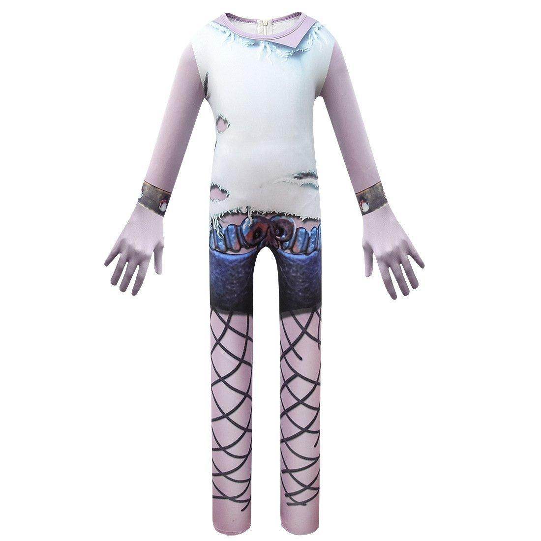 Trolls 2 World Tour Hard Rock Queen Barb Costume For Girl - Azufun