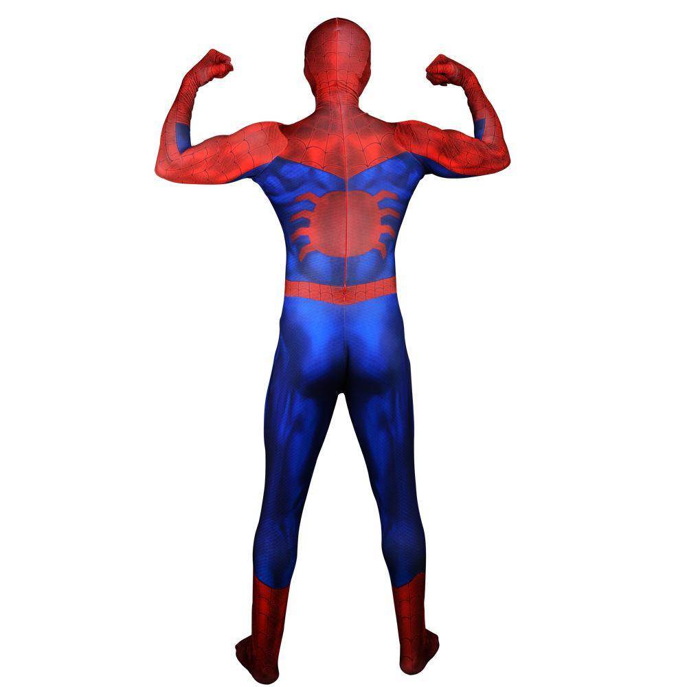 Ultimate Spider-Man Peter Parker Muscle Cosplay Costume Zentai bodysuit Adults Kids - Azufun