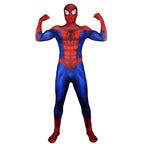 Ultimate Spider-Man Peter Parker Muscle Cosplay Costume Zentai bodysuit Adults Kids - Azufun
