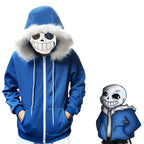 Undertale Sans Hoodie Costume Cosplay Sweatshirt for Halloween - Azufun