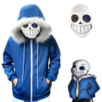 Undertale Sans Hoodie Costume Cosplay Sweatshirt for Halloween - Azufun