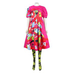 Weird Barbie Costume Movie Kate McKinnon Pink Dress Outfits Halloween Cosplay Adults - Azufun