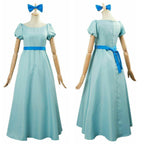 Wendy Darling Peter Pan Cosplay Costume Princess Dress for Women - Azufun