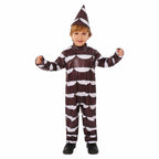 Willy Wonka Kids Chocolate Costumes Movie Jumpsuit Party Cosplay Halloween - Azufun