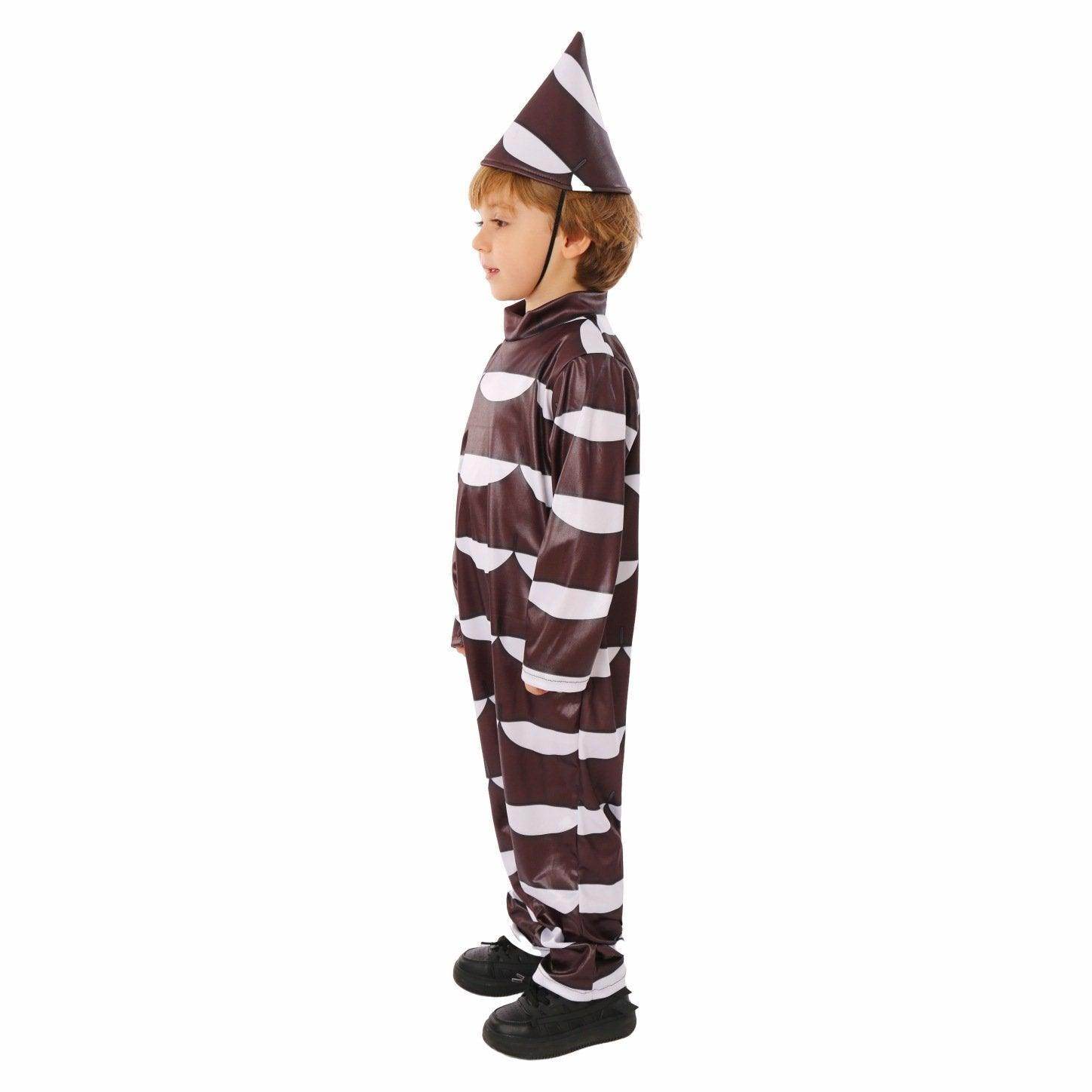 Willy Wonka Kids Chocolate Costumes Movie Jumpsuit Party Cosplay Halloween - Azufun