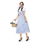 Wizard of Oz Dorothy Costume Dress Maid Alice for Women XXL Size - Azufun